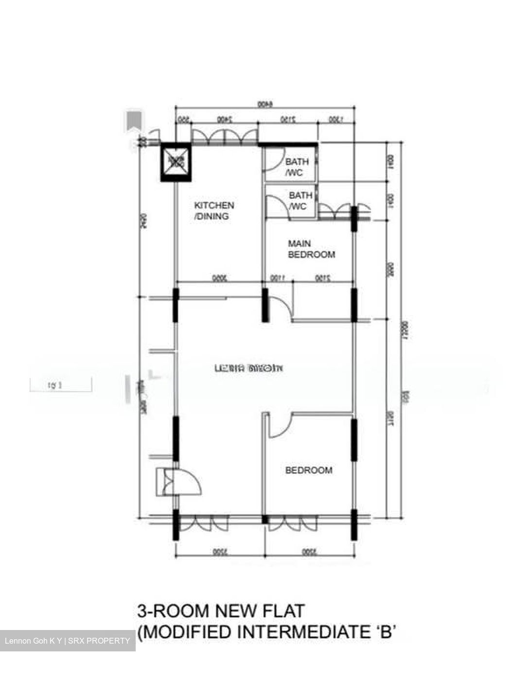Blk 619 Eunos Heights (Bedok), HDB 3 Rooms #594584811